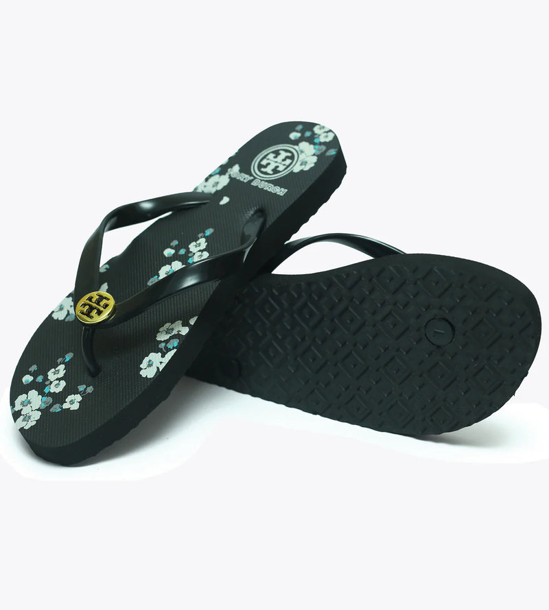 Premium Quality Floral Cloudy Thin Fitflops