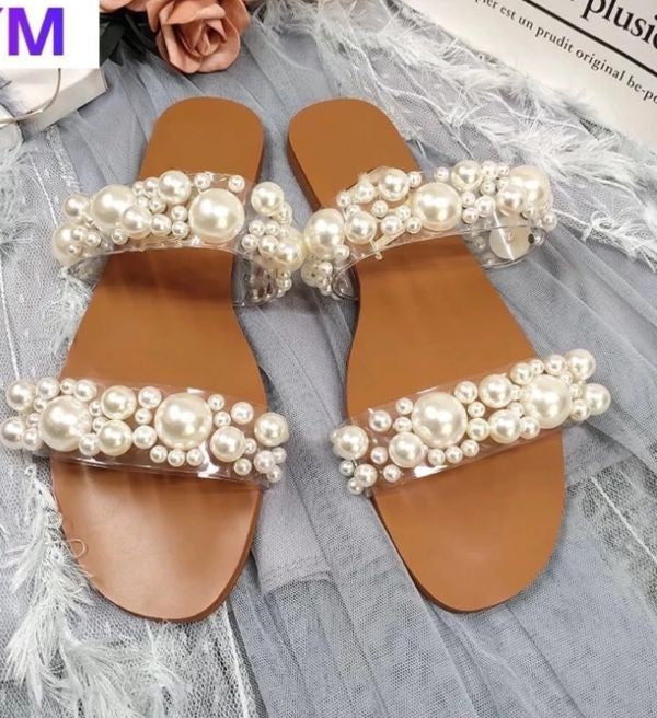 Premium Quality Stylish Pearls Flats