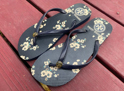 Premium Quality Floral Cloudy Thin Fitflops