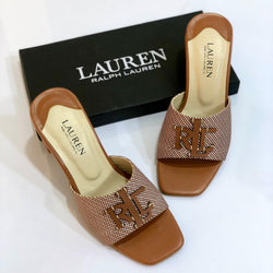 R'Lau-ren Block Heel Brown